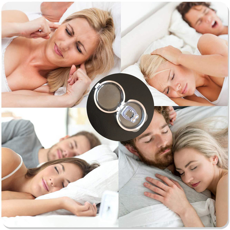 Magnetic Anti Snore Device Stop Snoring Nose Clip Easy Breathe Improve Sleeping Aid Apnea Guard Night Device With Case Magnetic Anti Snore Device Stop Snoring Nose Clip Easy Breathe Improve Sleeping Aid Apnea Guard Night Device With Case