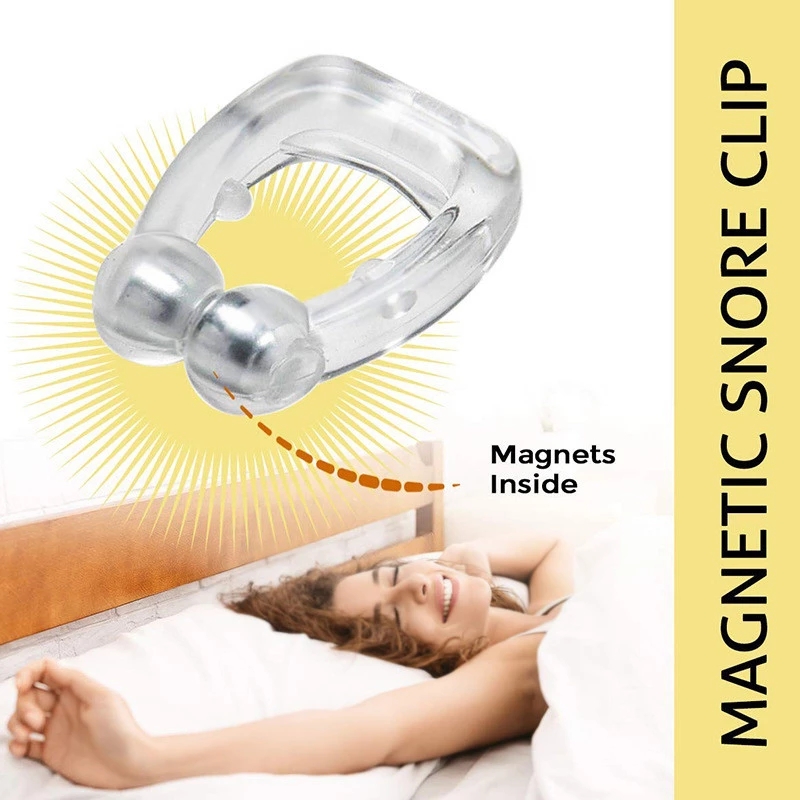 Magnetic Anti Snore Device Stop Snoring Nose Clip Easy Breathe Improve Sleeping Aid Apnea Guard Night Device With Case Magnetic Anti Snore Device Stop Snoring Nose Clip Easy Breathe Improve Sleeping Aid Apnea Guard Night Device With Case