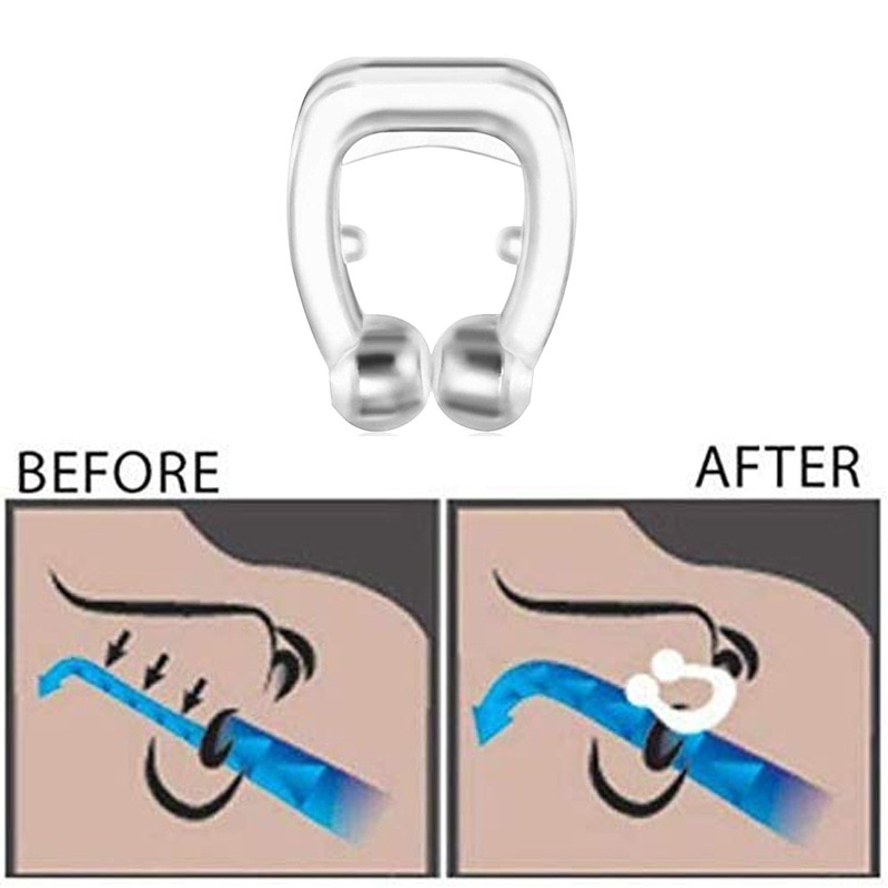 Magnetic Anti Snore Nose Clips (4Pcs)