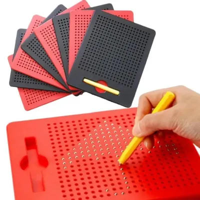Magnetic Ball Drawing Board With Pen Kids Learning Drawing Sketch Pad Tablet Educational Toys For Children Adult Magnetic Ball Drawing Board With Pen Kids Learning Drawing Sketch Pad Tablet Educational Toys For Children Adult