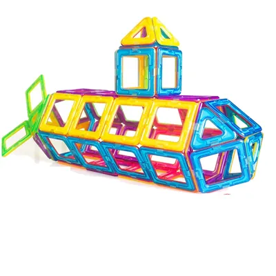 Magnetic Blocks Construction Toy (56 pieces) Magnetic Blocks Construction Toy (56 pieces)