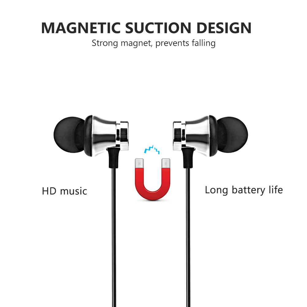 Magnetic Bluetooth Earphones Sports Earphones Magnetic Bluetooth Earphones Sports Earphones