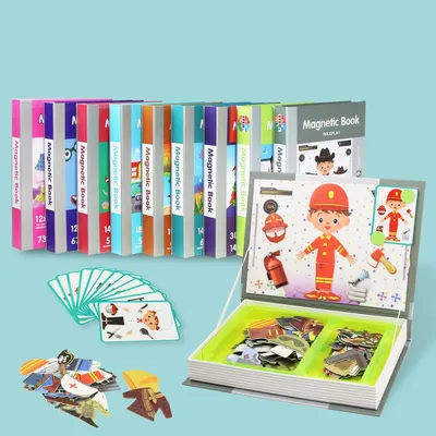 Magnetic Book Kid's Activity Toy Magnetic Book Kid's Activity Toy