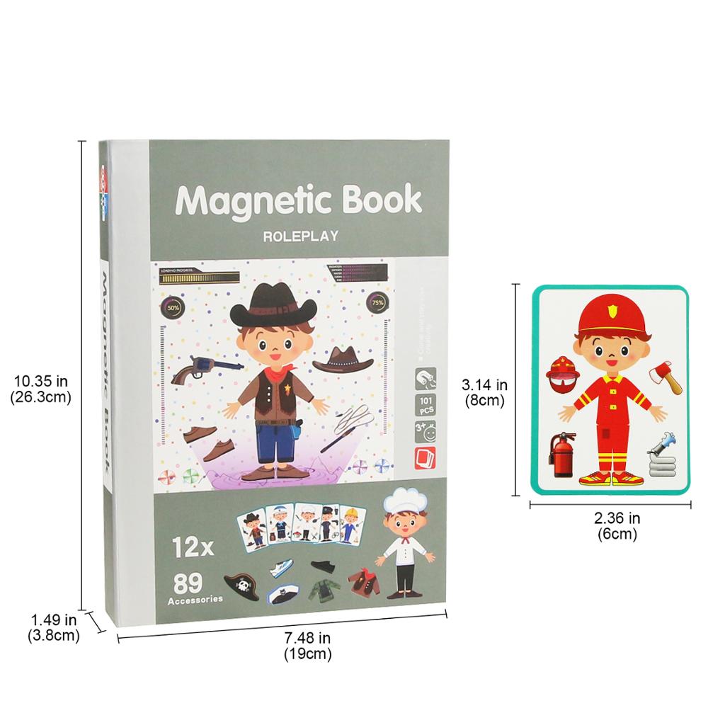 Magnetic Book Kid's Activity Toy Magnetic Book Kid's Activity Toy
