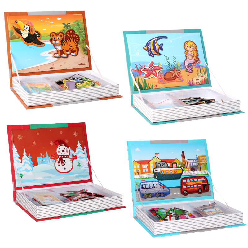 Magnetic Book Kid's Activity Toy Magnetic Book Kid's Activity Toy
