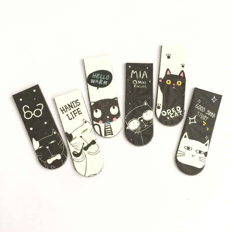 Magnetic Bookmark Set Paper Clip (6 pieces) Magnetic Bookmark Set Paper Clip (6 pieces)