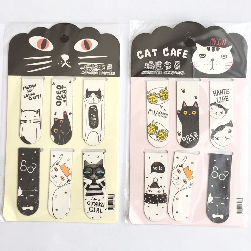 Magnetic Bookmark Set Paper Clip (6 pieces) Magnetic Bookmark Set Paper Clip (6 pieces)