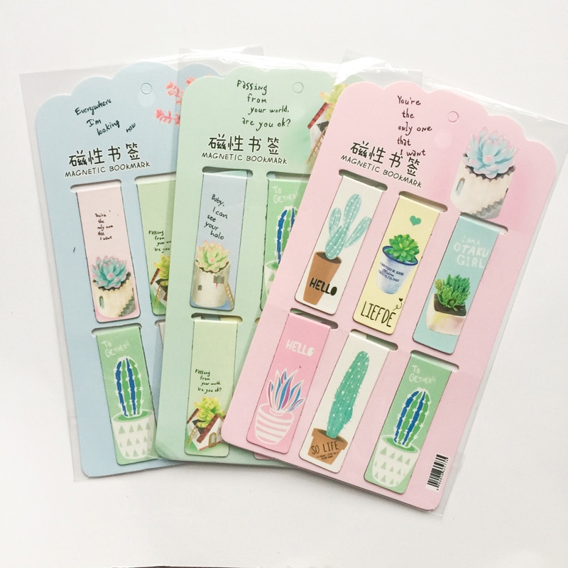 Magnetic Bookmark Set Paper Clip (6 pieces) Magnetic Bookmark Set Paper Clip (6 pieces)