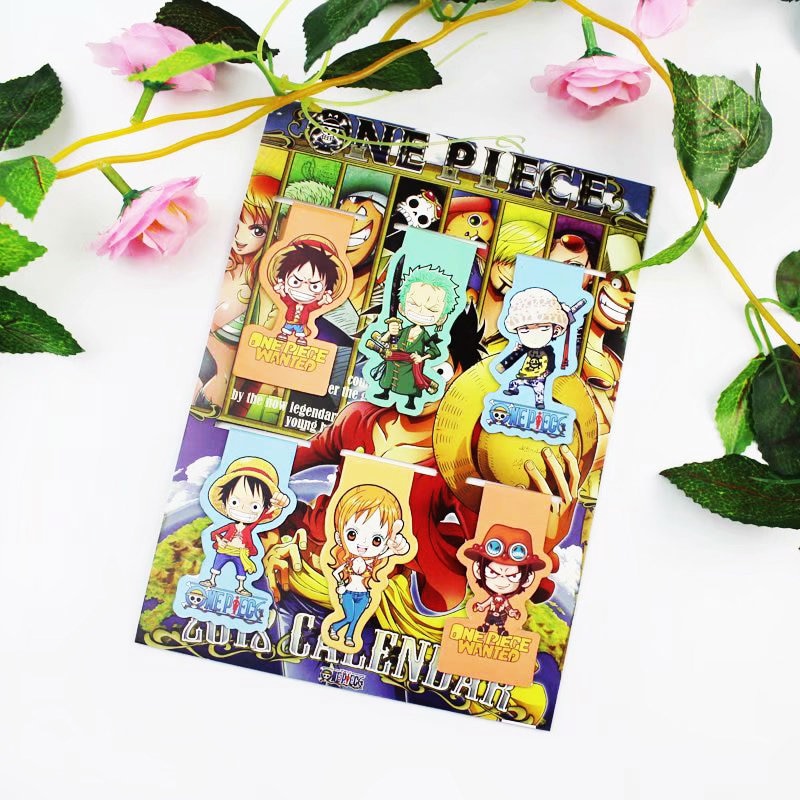 Magnetic Bookmarks One Piece Designs (Set of 6) Magnetic Bookmarks One Piece Designs (Set of 6)