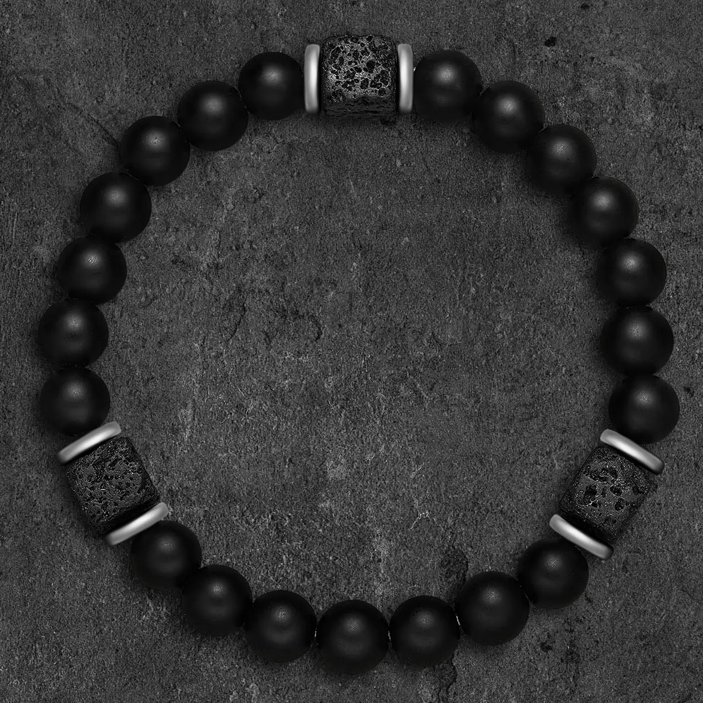 Magnetic Bracelets Men Nature Stone Bead Couple Bracelets for Women Health Care Help Weight Loss Jewelry2 Colors