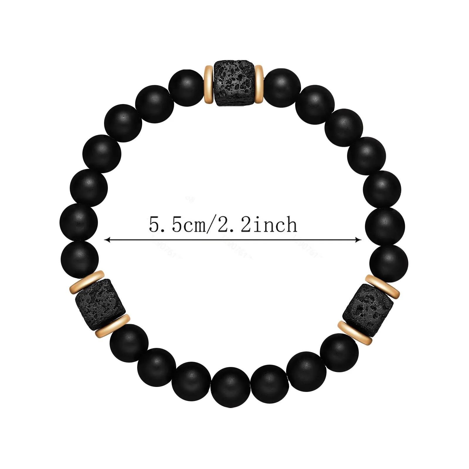 Magnetic Bracelets Men Nature Stone Bead Couple Bracelets for Women Health Care Help Weight Loss Jewelry2 Colors