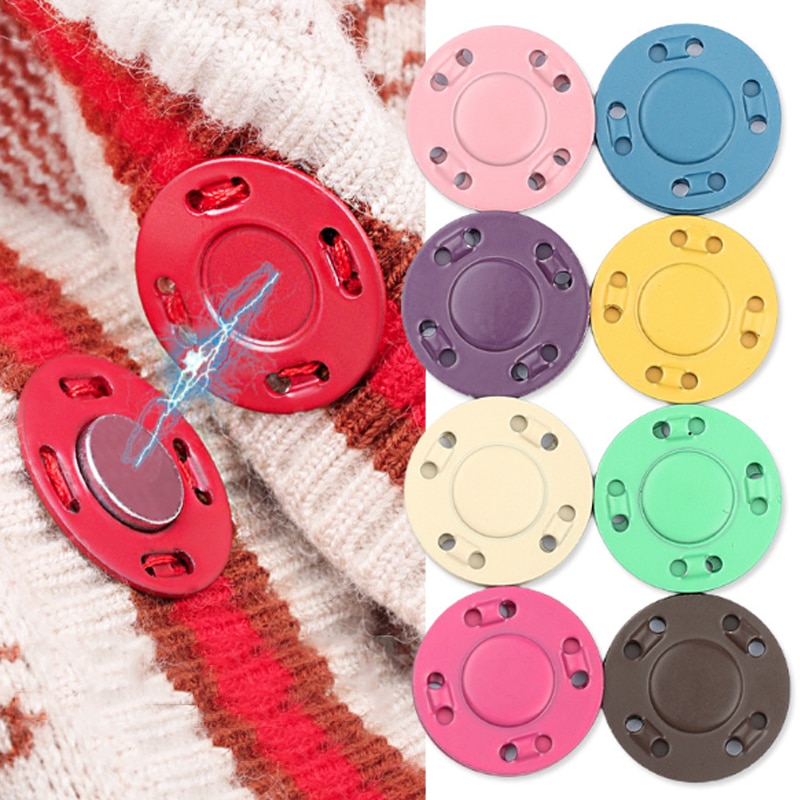 Magnetic Buttons for Clothes (5 Pairs)