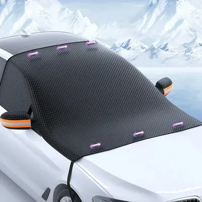 Magnetic Car Front Windscreen Cover Automobile Sunshade Windshield Snow Sun Shade Waterproof Exterior Covers Accessories