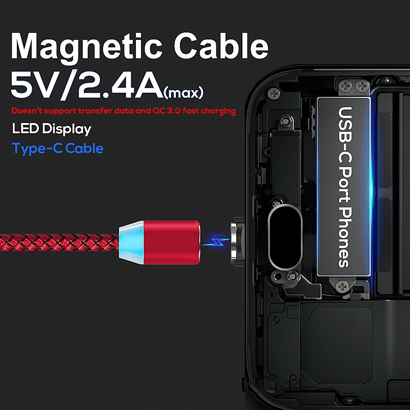 Magnetic Charging Cable Phone Accessory Magnetic Charging Cable Phone Accessory