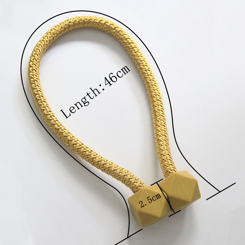 Magnetic Curtain Tie Backs Ball Buckle