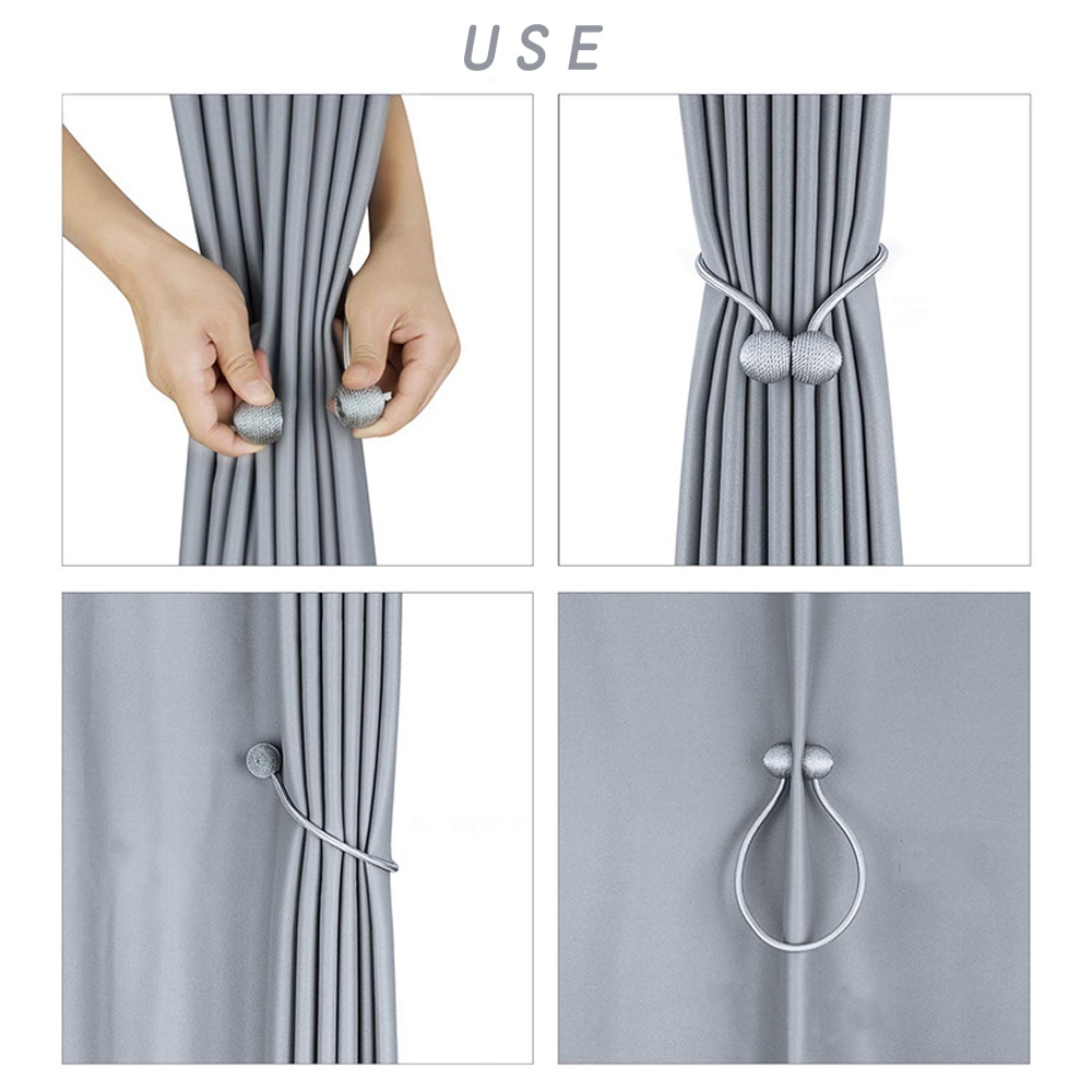 Magnetic Curtain Ties Decorative Holdbacks Magnetic Curtain Ties Decorative Holdbacks
