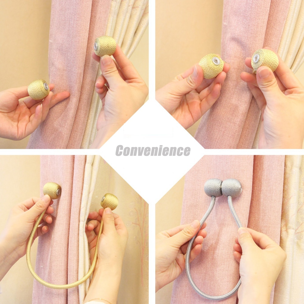 Magnetic Curtain Ties Decorative Holdbacks Magnetic Curtain Ties Decorative Holdbacks