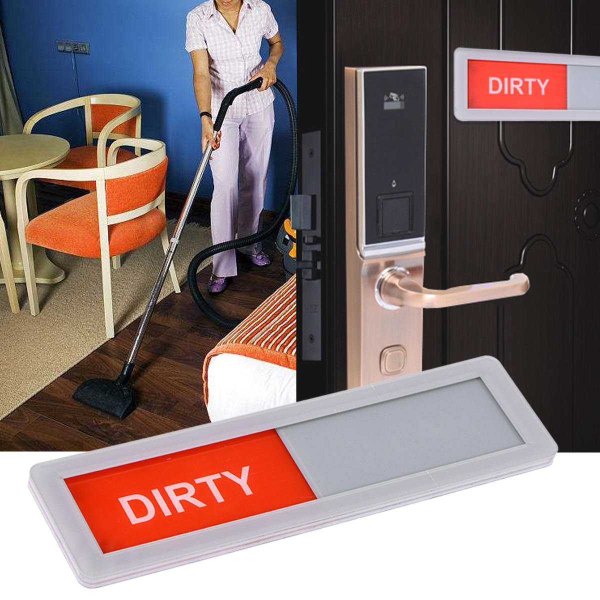 Magnetic Dishwasher Clean Dirty Sign