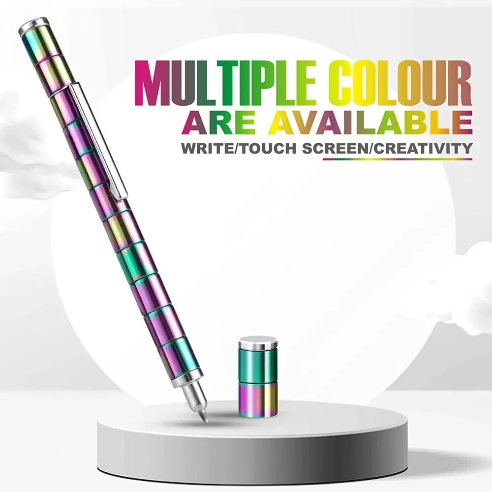 Magnetic Fidget Pen For Stress Relief, Writing, Playing, And Tablet & Phone Screen Use