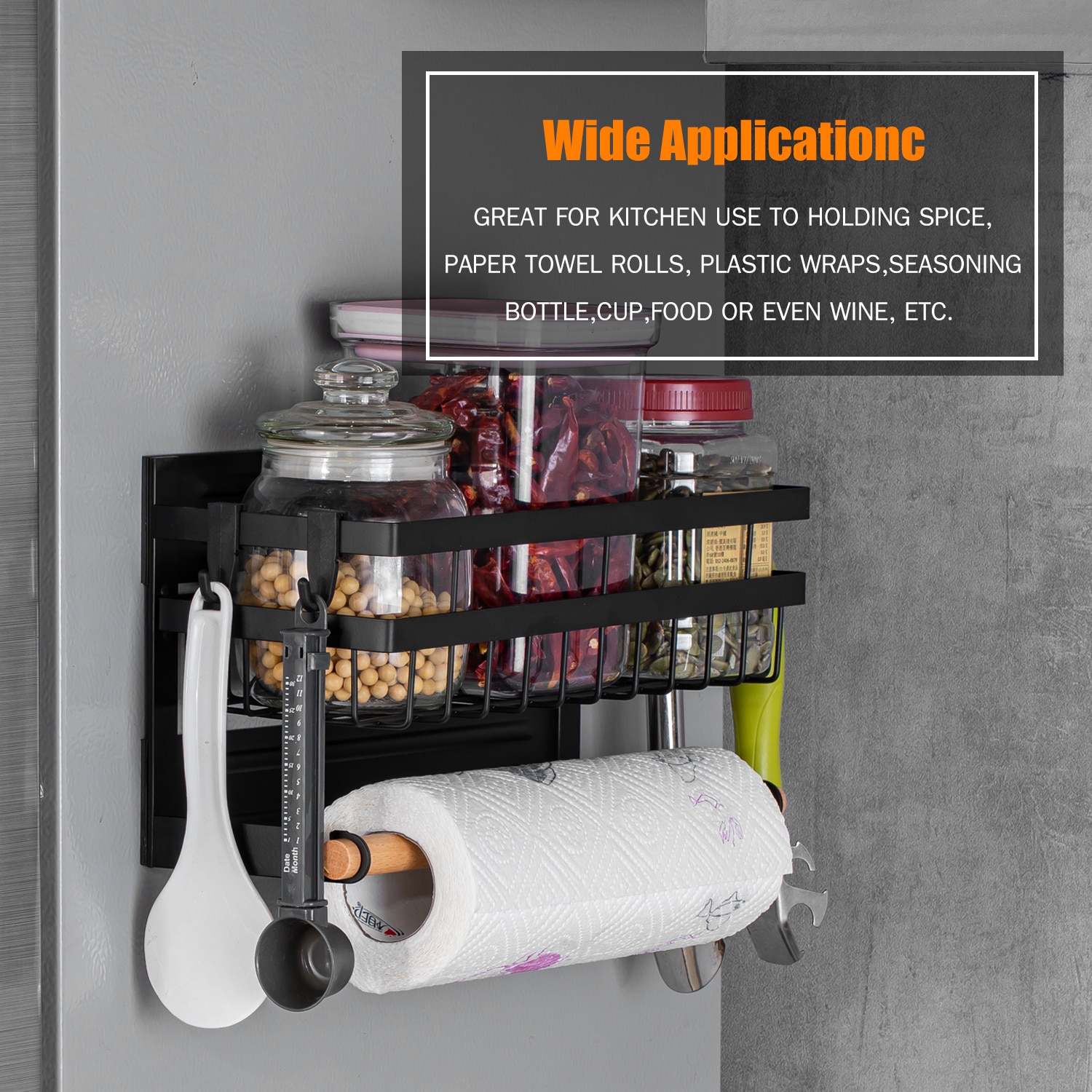 Magnetic Fridge Shelf Storage Rack Magnetic Fridge Shelf Storage Rack