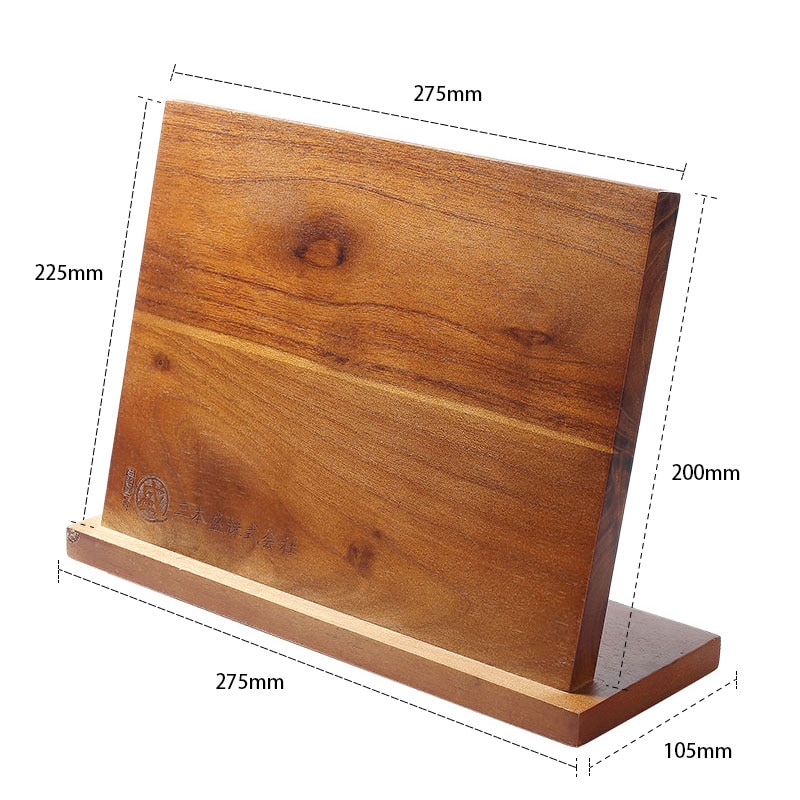 Magnetic Knife Stand Wooden Knife Holder Magnetic Knife Stand Wooden Knife Holder
