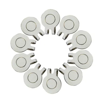 Magnetic Marker Golf Hat Clips (10pcs) Magnetic Marker Golf Hat Clips (10pcs)
