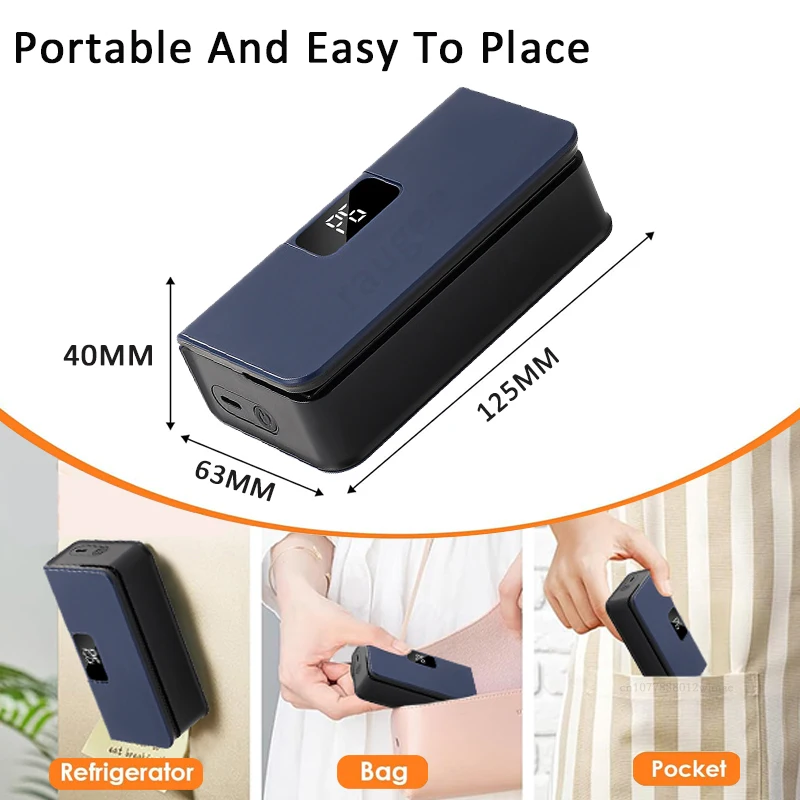 Magnetic Plastic Bags Sealer Mini Heat Bag Sealing Machine 2 in 1 Heat Bag Sealer Food Packaging Sealing Machine Magnetic Plastic Bags Sealer Mini Heat Bag Sealing Machine 2 in 1 Heat Bag Sealer Food Packaging Sealing Machine