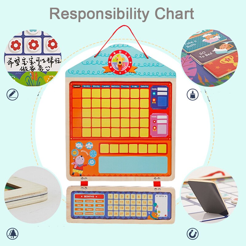 Magnetic Reward Activity Responsibility Chart Magnetic Reward Activity Responsibility Chart