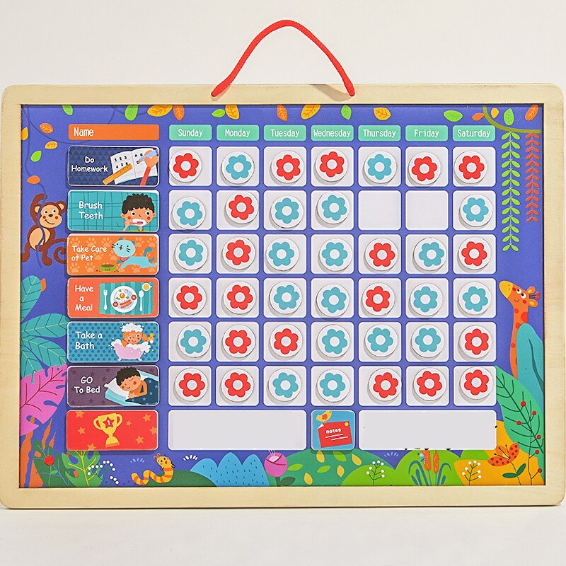 Magnetic Reward Activity Responsibility Chart Magnetic Reward Activity Responsibility Chart