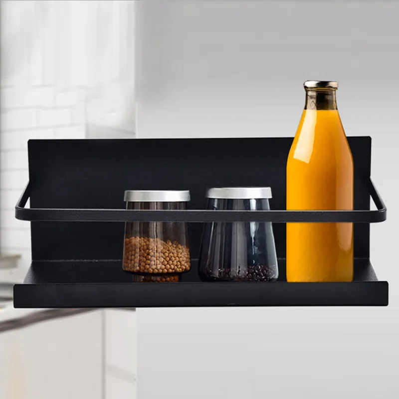 Magnetic Shelf Spice Refrigerator Side Shelf Spice Storage Household Refrigerator Magnetic Shelf Space Saving