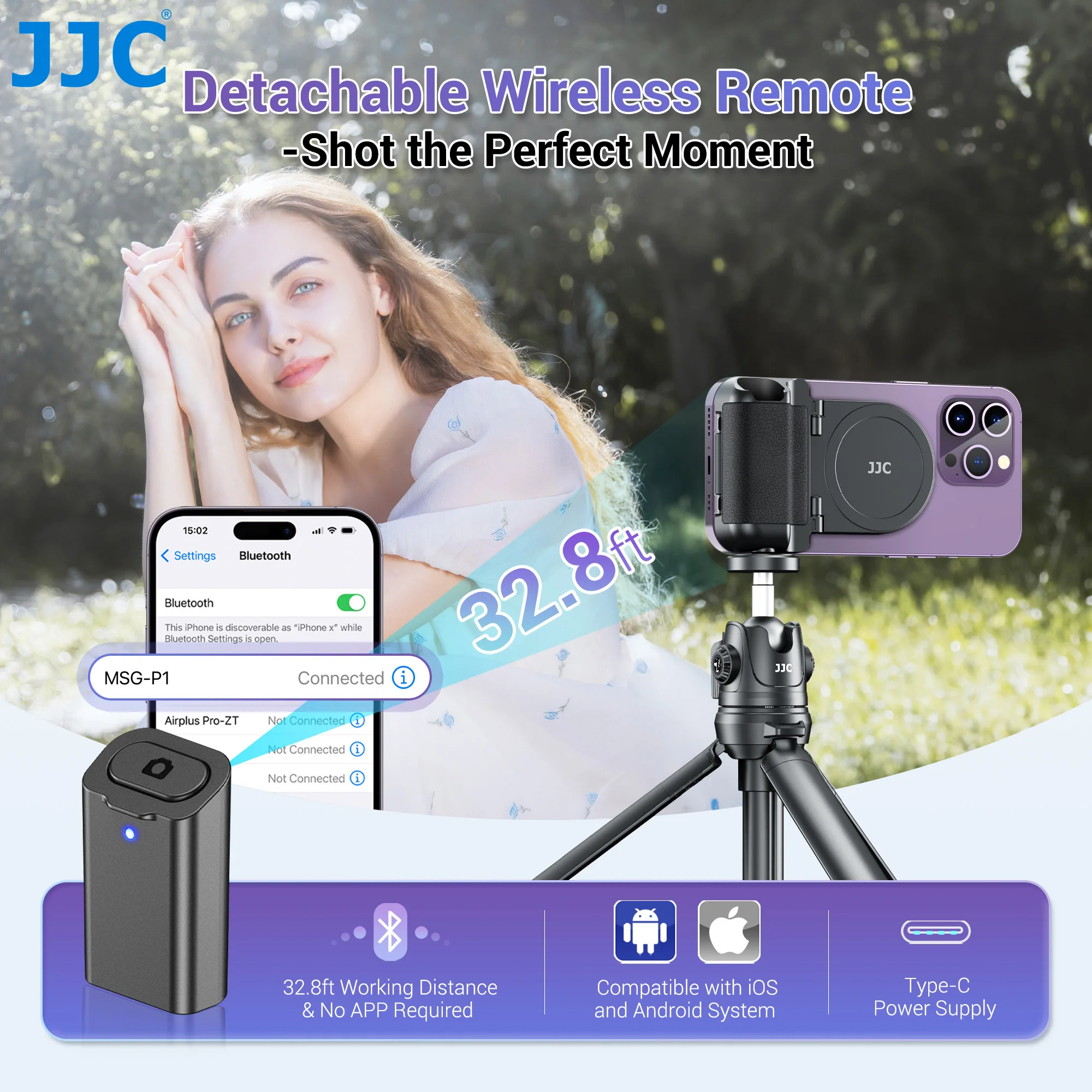 Magnetic Snapgrip Phone Hand Grip Magsafe Handheld Bluetooth Remote Control Handle Phone Tripod Mount for Vlog iPhone Magnetic Snapgrip Phone Hand Grip Magsafe Handheld Bluetooth Remote Control Handle Phone Tripod Mount for Vlog iPhone