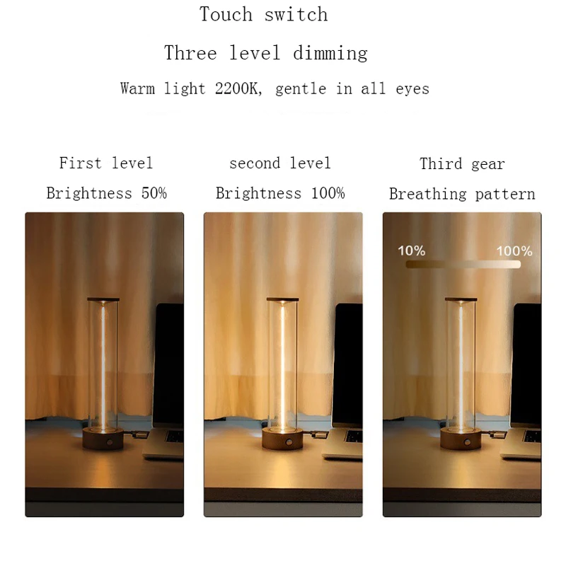 Magnetic Suction Light With Three Brightness Levels LED Ambient Light With Adjustable Outdoor Magnetic Suction Light