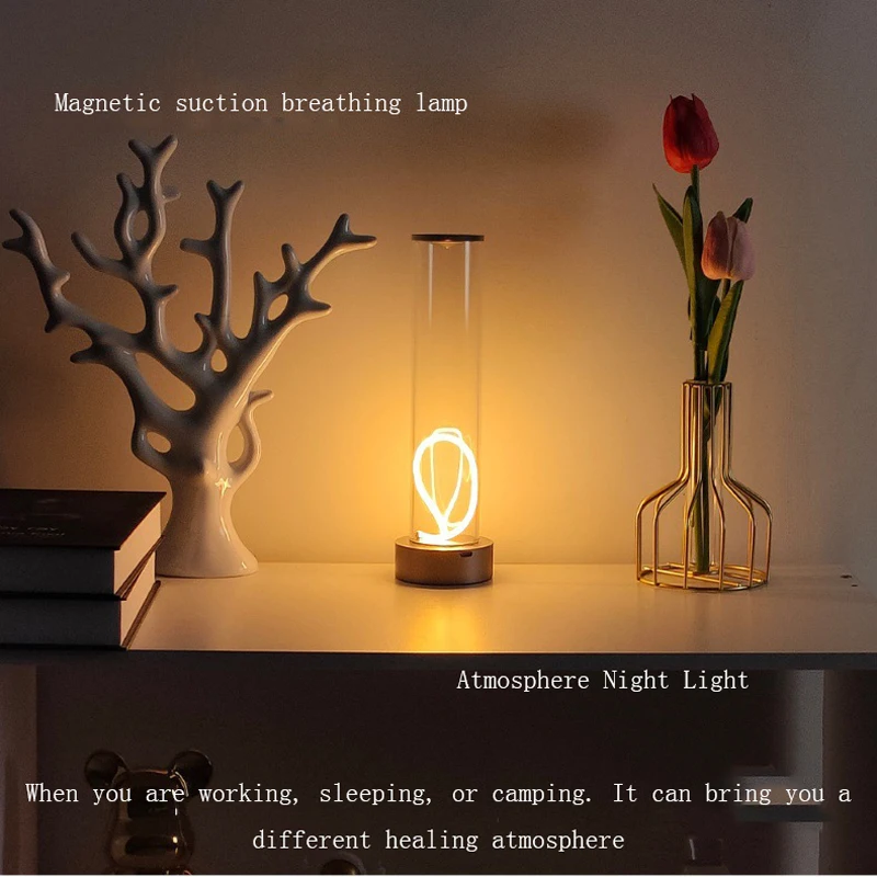 Magnetic Suction Light With Three Brightness Levels LED Ambient Light With Adjustable Outdoor Magnetic Suction Light