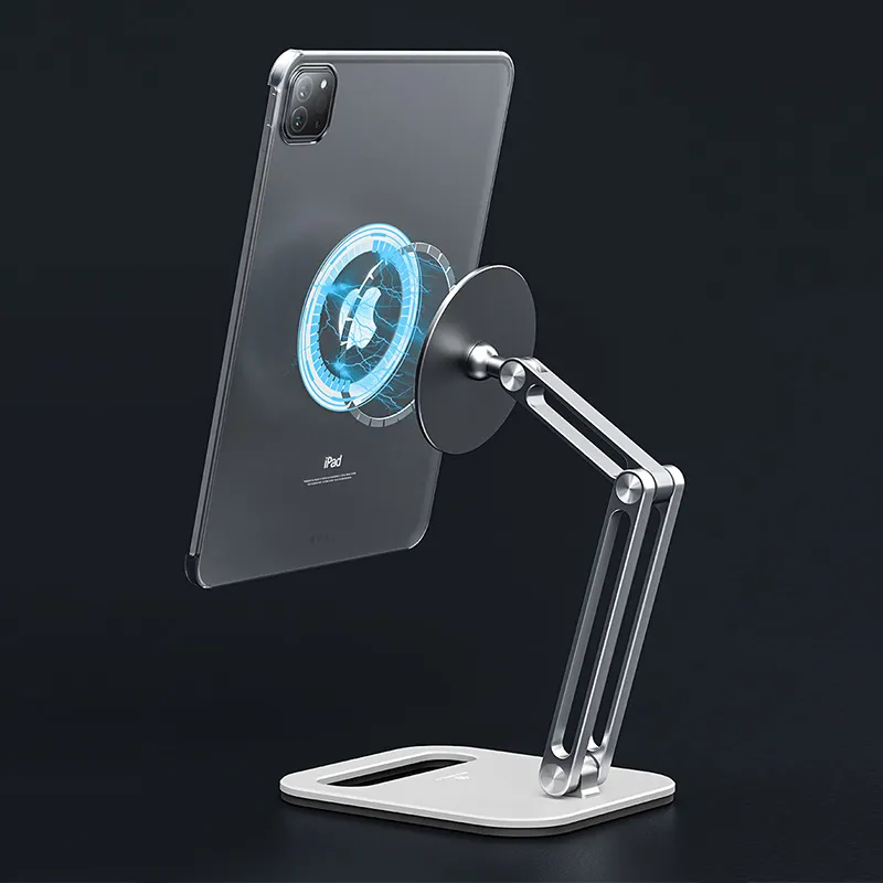 Magnetic Tablet and Phone Stand Holder Metal Bracket Mount Support Pad Magnetic Tablet and Phone Stand Holder Metal Bracket Mount Support Pad