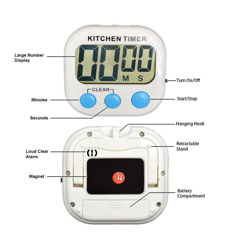 Magnetic Timer Kitchen Alarm Magnetic Timer Kitchen Alarm