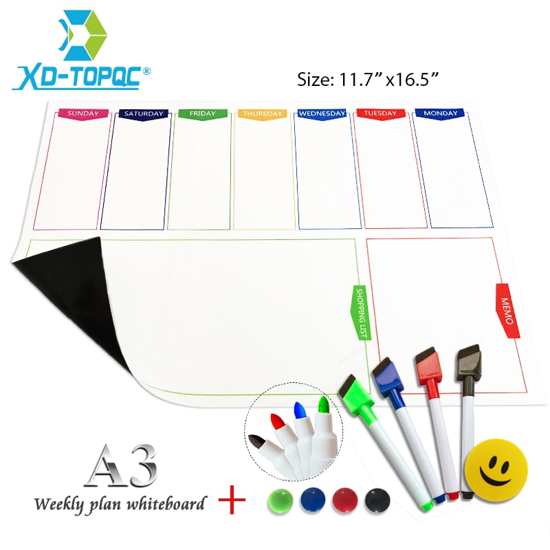 Magnetic Weekly Planner Message Board Magnetic Weekly Planner Message Board