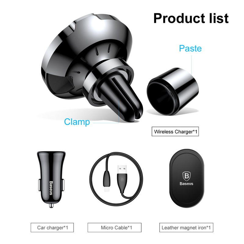 Magnetic Wireless Car Charger Device Magnetic Wireless Car Charger Device
