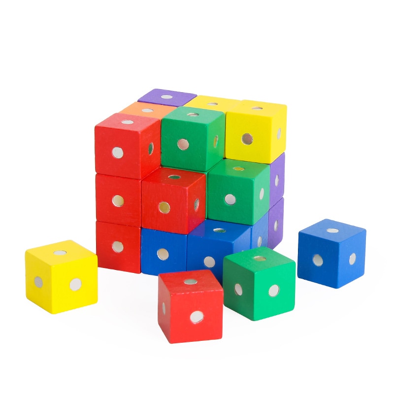 Magnetic Wooden Blocks Set (10Pcs) Magnetic Wooden Blocks Set (10Pcs)