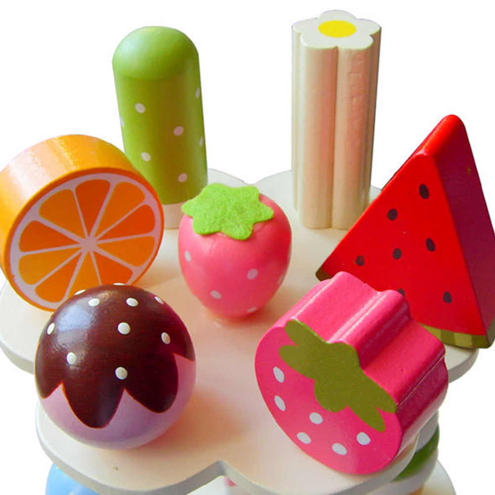 Magnetic Wooden Ice Cream Toy with Stand Magnetic Wooden Ice Cream Toy with Stand