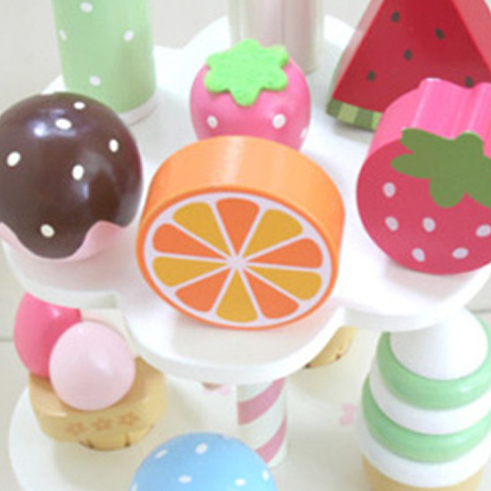 Magnetic Wooden Ice Cream Toy with Stand Magnetic Wooden Ice Cream Toy with Stand