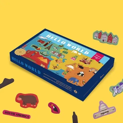 Magnetic World Map Kids Map Magnetic World Map Kids Map