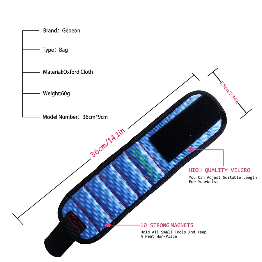 Magnetic Wristband Tools Holder Magnetic Wristband Tools Holder