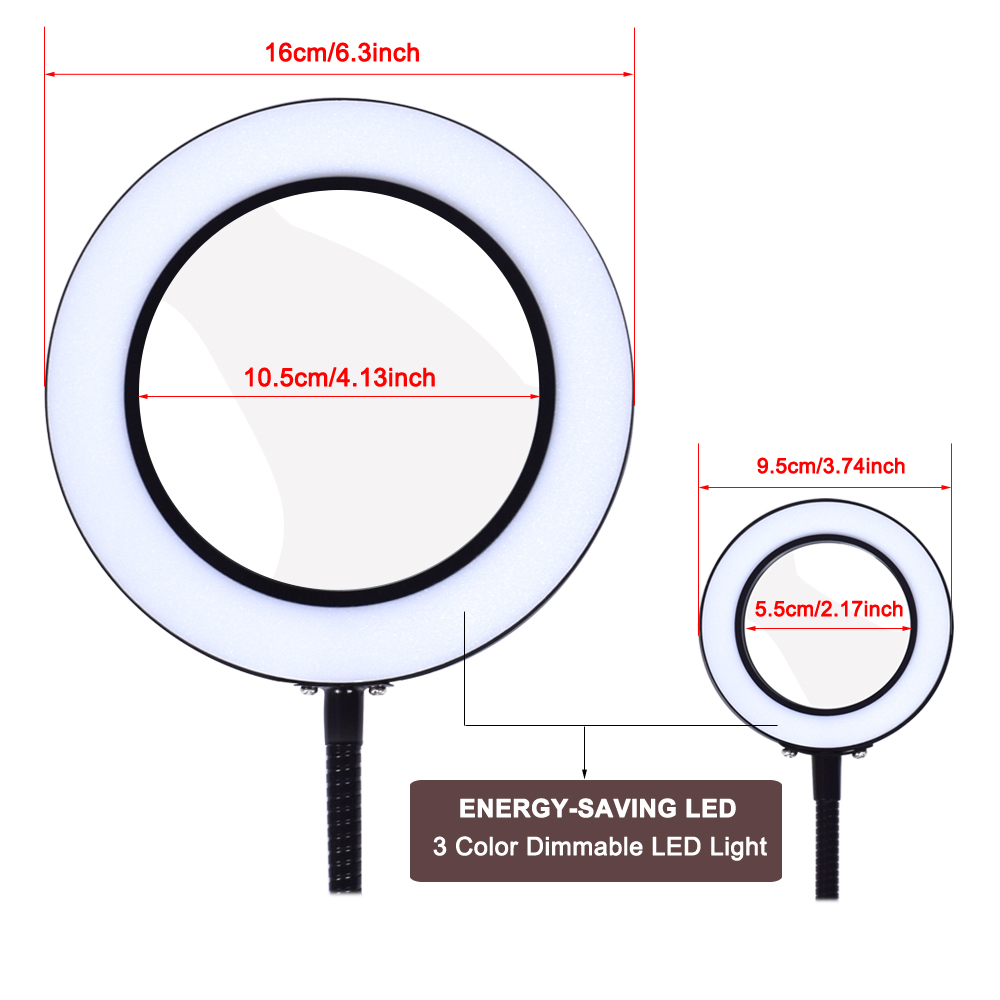 Magnifier with Light Flexible Lamp Magnifier with Light Flexible Lamp