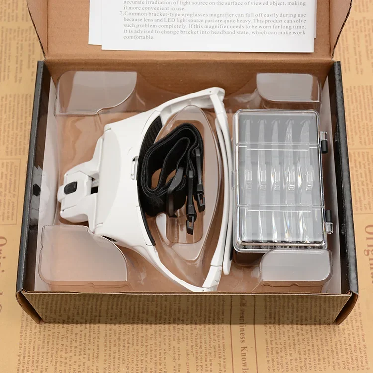 Magnifying Glasses Led Light Lamp Head Loupe Jeweler Headband Magnifier Eye Glasses Optical Glass Tool Repair Reading Magnifying Glasses Led Light Lamp Head Loupe Jeweler Headband Magnifier Eye Glasses Optical Glass Tool Repair Reading