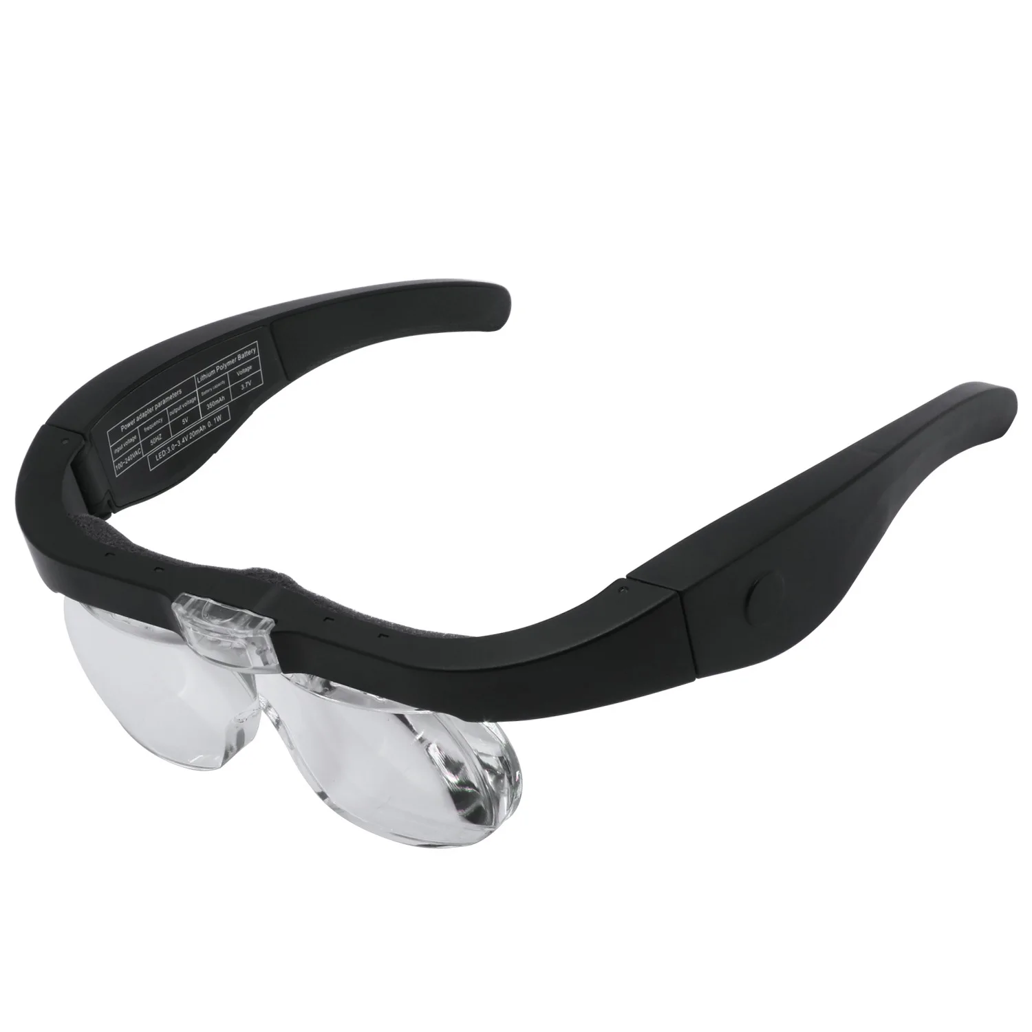 Magnifying Glasses Magnifier 1.5X 2.5X 3.5X 5.0X USB Rechargeable With LED Light For Reading Jewelers Watchmaker Repair