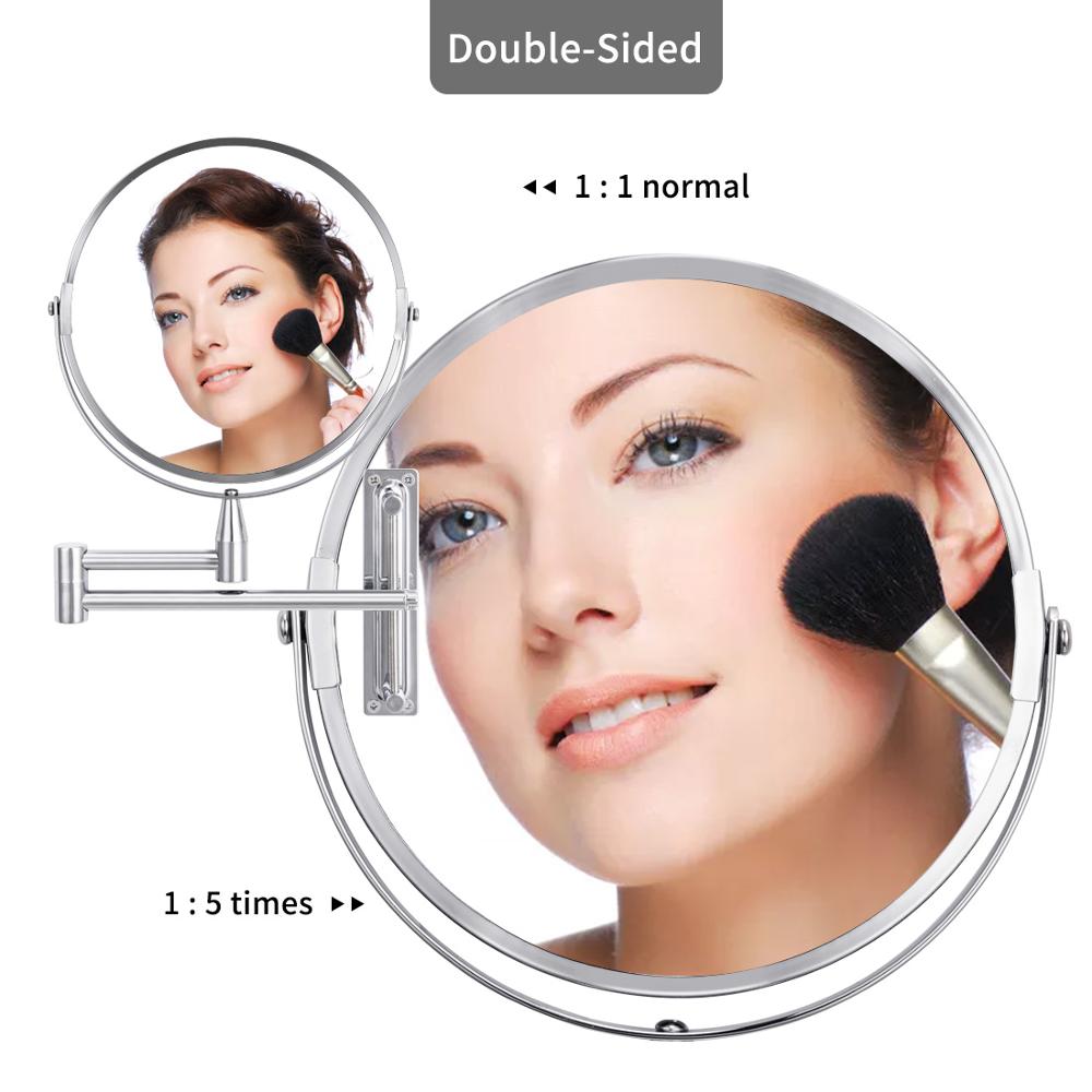 Magnifying Swivel Bathroom Mirror