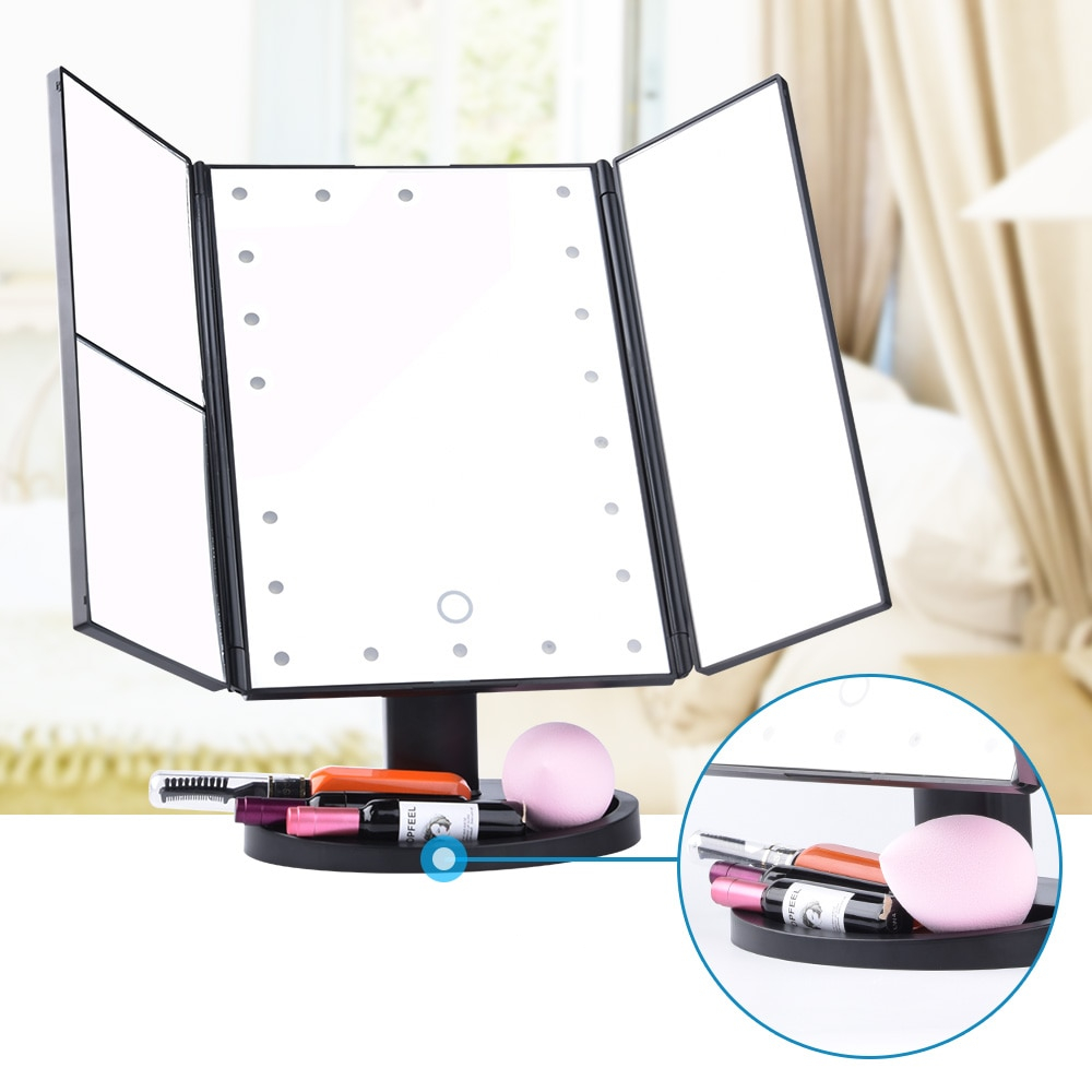 Magnifying Tri Fold Makeup Mirror Magnifying Tri Fold Makeup Mirror