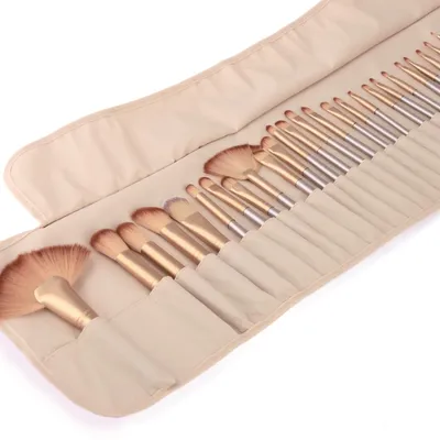 Makeup Brush Kit with Makeup Brush Holder (Set of 32)