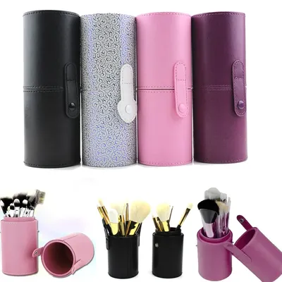 Makeup Brush Storage Leather Case Makeup Brush Storage Leather Case