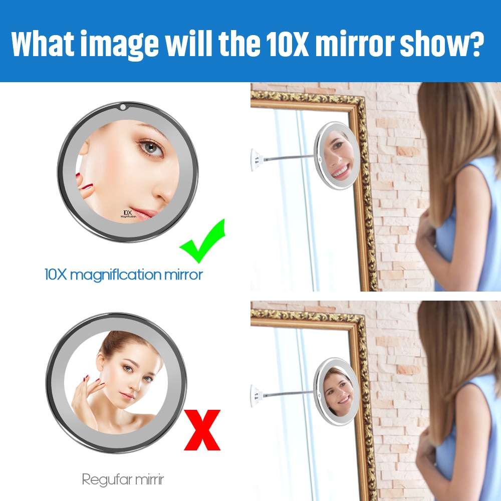 Makeup Mirror with Lights Magnifier Makeup Mirror with Lights Magnifier